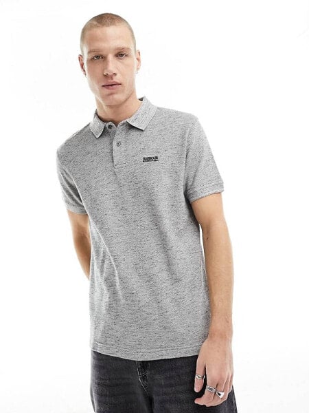 Barbour International Albert polo shirt in grey