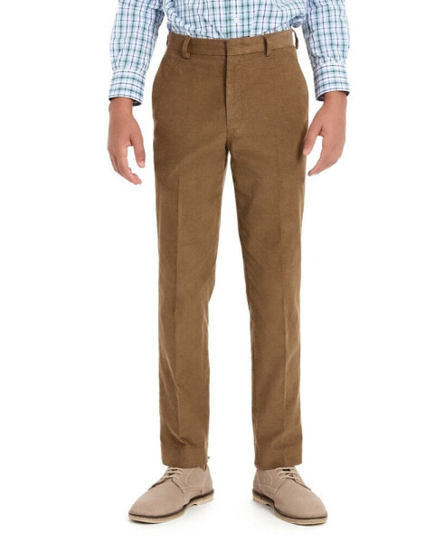 Big Boys Classic-Fit Stretch Corduroy Machine Washable Dress Pants