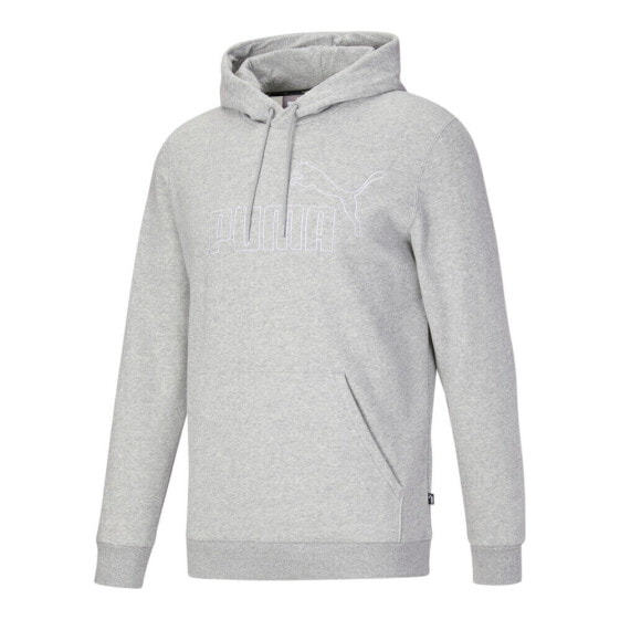 Puma Essentials Elevated Pullover Hoodie Mens Grey Casual Outerwear 84988804