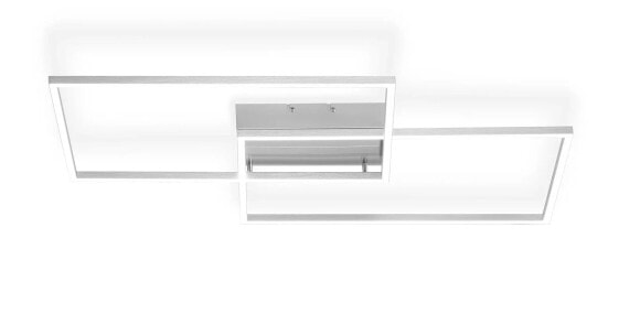 Потолочный светильник SellTec LILIA LED с диммированием, 2 рамки светильника, настраиваемая температура света с пультом управления теплый-холодный, с функцией памяти для гостиные и кухни