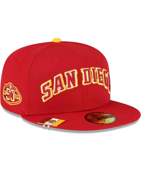 Men's Red San Diego Padres City Flag 59FIFTY Fitted Hat