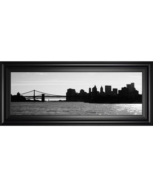 NY Scenes I by Jeff Pica Framed Print Wall Art, 18" x 42"