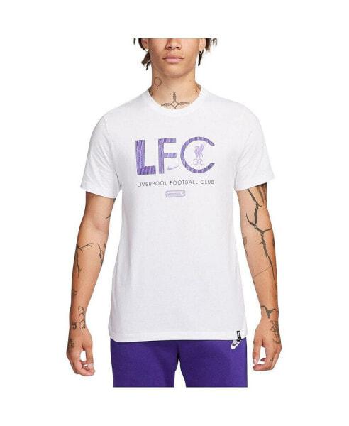 Men's White Liverpool Mercurial Short Sleeve T-shirt