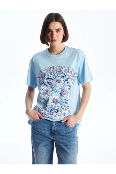 Футболка LC WAIKIKI Bisiklet Yaka Printed Tee