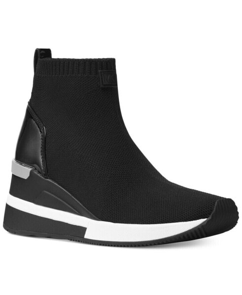 Women's Skyler Wedge Bootie Sock Sneakers