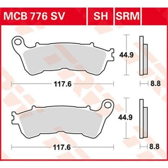 TRW Performance Street & Road Tracks Honda CBf 1000 Abs 08 Sintered Brake Pads