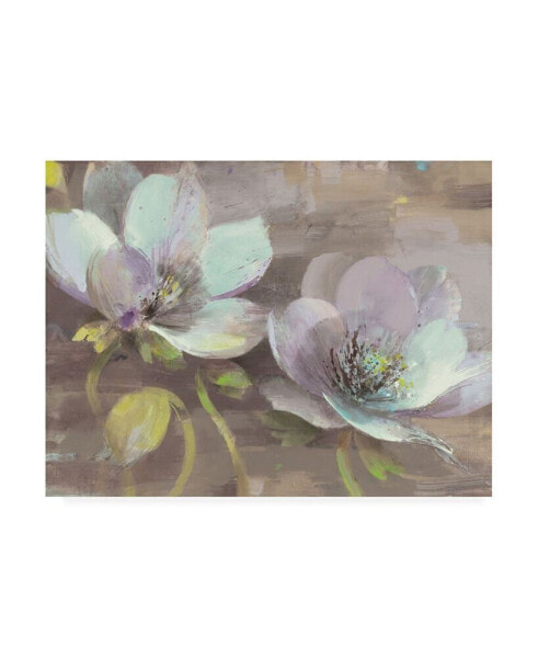 Albena Hristova Jump White Flowers Canvas Art - 27" x 33.5"