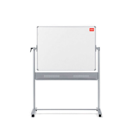NOBO Basic Melamine 150x120 cm Rotating Mobile Whiteboard
