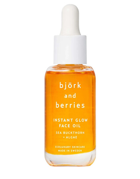 Björk and Berries – Instant Glow – Gesichtsöl mit Sanddorn und Algen