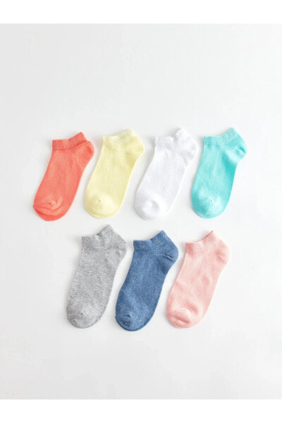 Basic Kız Çocuk Patik Çorap 7'li
