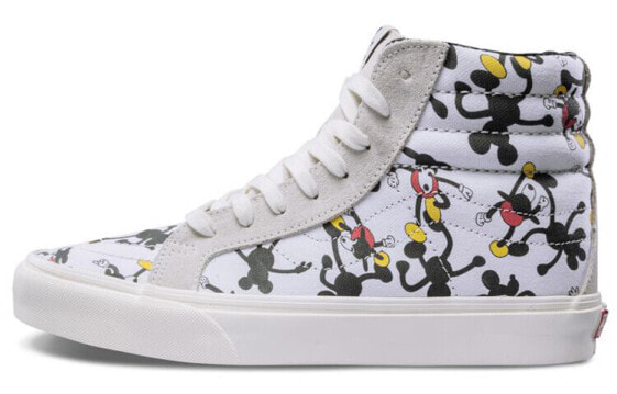 Кеды Vans SK8 HI Lx Mickey высокие унисекс черно-белые