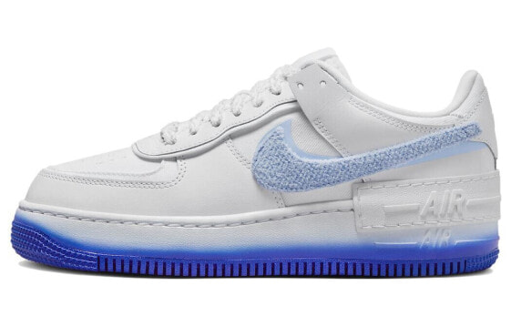 Nike Air Force 1 Shadow 防滑耐磨 低帮 板鞋 女款 白蓝 / Кроссовки Nike Air Force 1 Shadow FJ4567-100