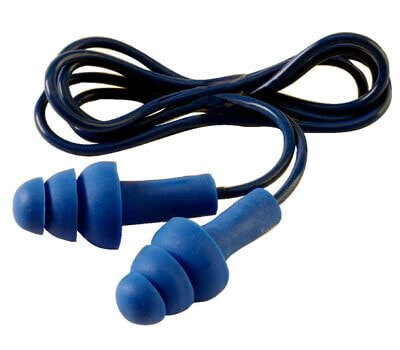 3M TR-01-000 - Reusable ear plug - In-ear - Blue - Wired - 32 dB - Foam