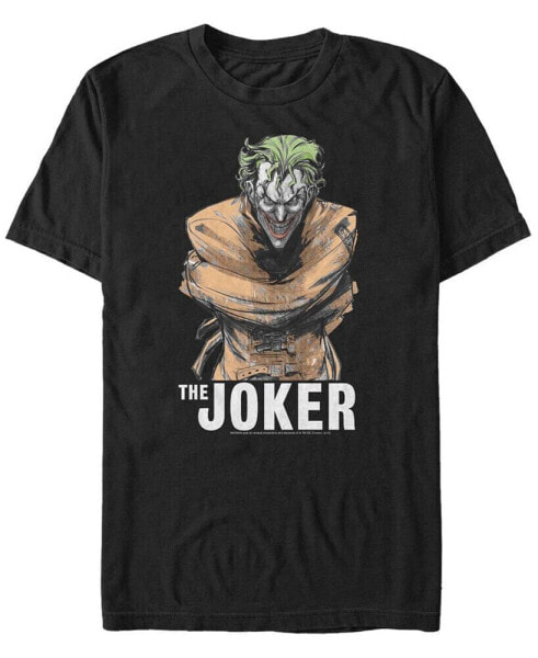 Men's Batman Caged Joker Short Sleeve T-shirt