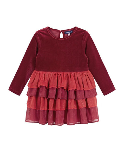 Toddler Girls / Tiered Holiday Dress