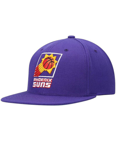 Бейсболка мужская Mitchell & Ness Purple Phoenix Suns Hardwood Classics Team Ground 2.0 Snapback Hat