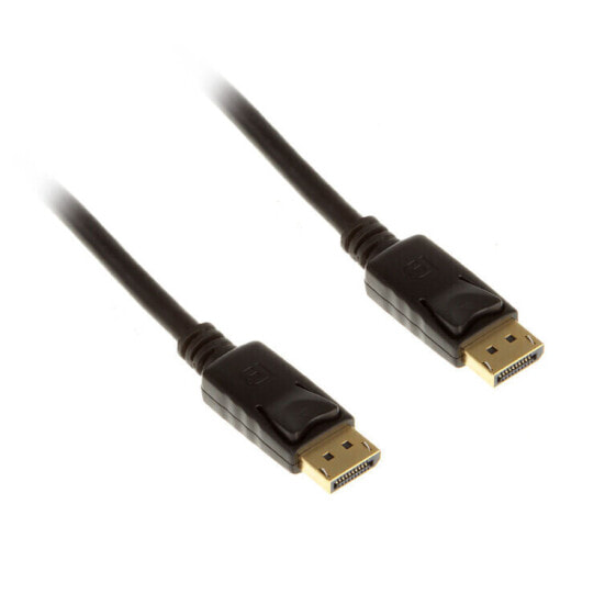 InLine 4K (UHD) DisplayPort Kabel, schwarz - 1m