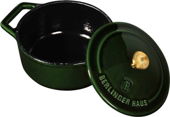 Кастрюля мини из чугуна Berlinger Haus STRONG MOLD EMERALD 550 мл BH-6502