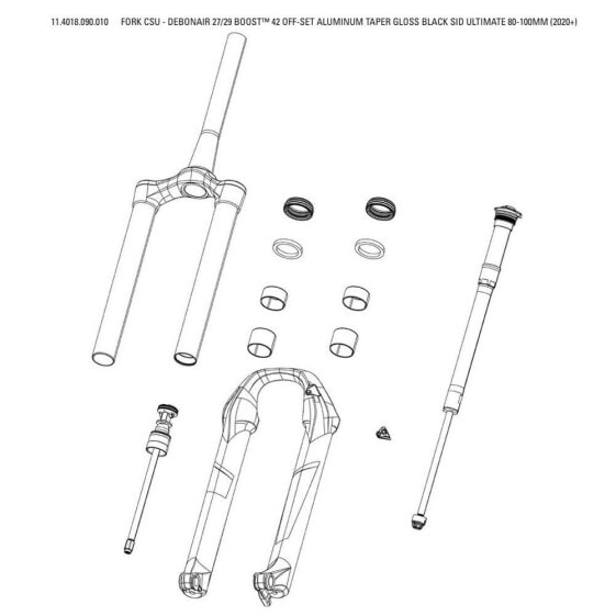 ROCKSHOX SID Ultimate Manual Boost 15x110 mm 42 Offset Debon Air MTB fork