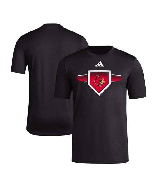 Men's Louisville Cardinals 2023/24 AEROREADY Homeland Plate Pregame T-Shirt