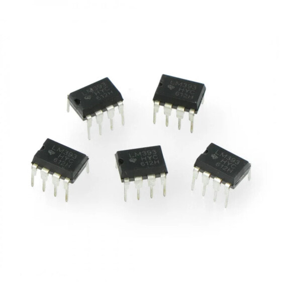 Low-Power LM393P dual-channel comparator - THT DIP8 - 5pcs