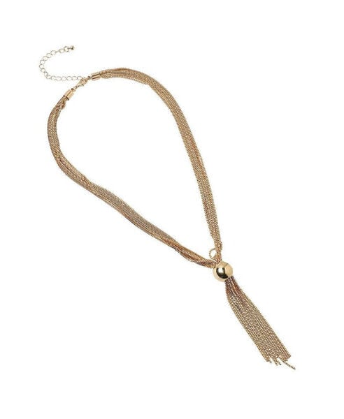 Women's The Ballchain Lariat Necklace