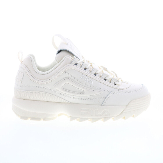 Fila Disruptor II Premium 5XM02263-100 Womens White Lifestyle Sneakers Shoes