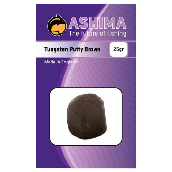 Приманка для рыбалки Ashima Fishing Tungsten Putty 25 грамм, зеленая и коричневая