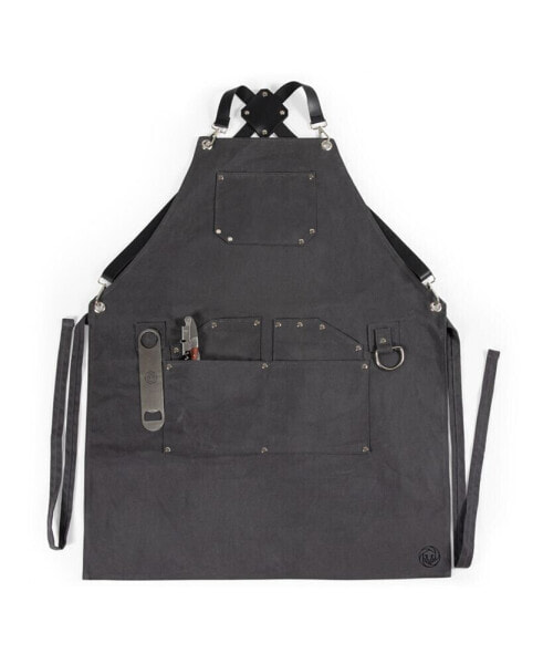 Collins 4 Piece Waxed Canvas Mixologist Apron Set