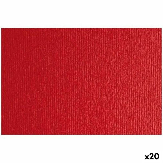Картонная бумага текстурированная Sadipal LR 200 Красный 50 x 70 см 20 штук