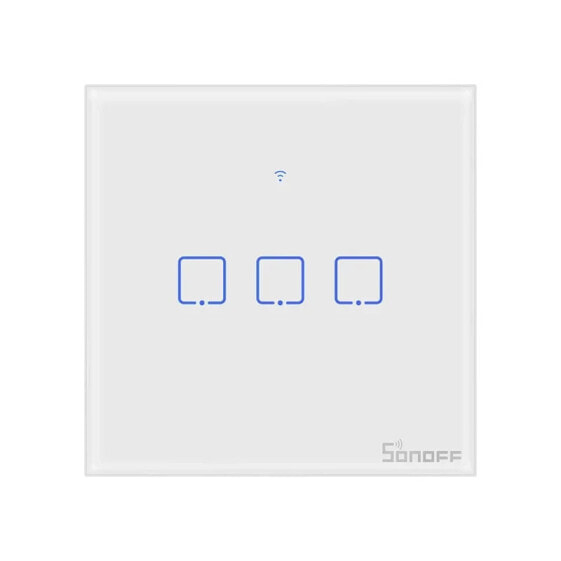 Sonoff T0EU3C-TX - switch wall touch - wi-fi - 3-channel