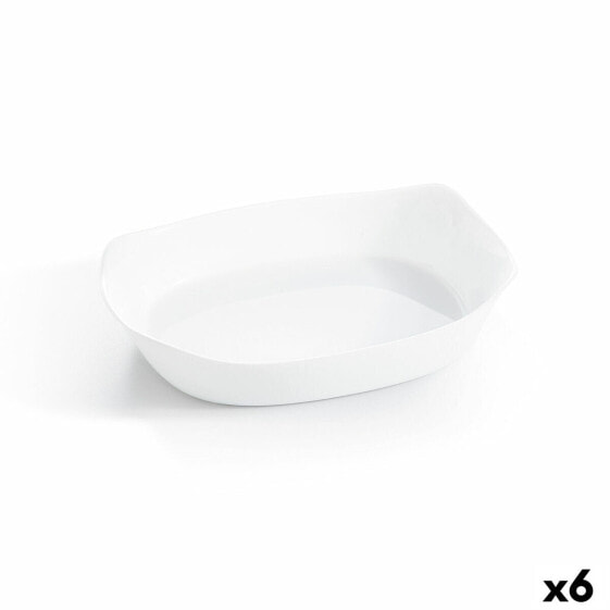 Поднос для сервировки Luminarc Smart Cuisine Прямоугольный Белый Cтекло 30 x 22 cm (6 штук)