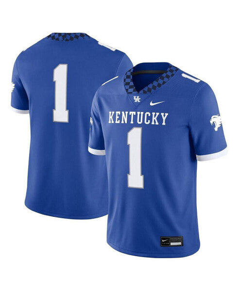 Men's #1 Royal Kentucky Wildcats Game Jersey