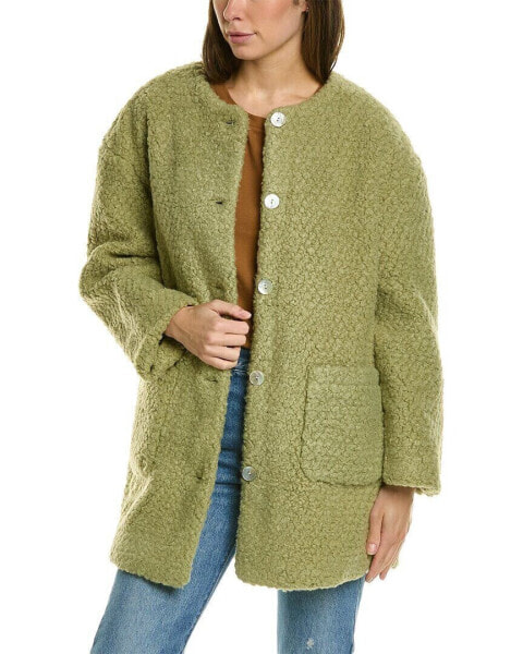 Куртка женская SERENETTE Boucle зеленая XS