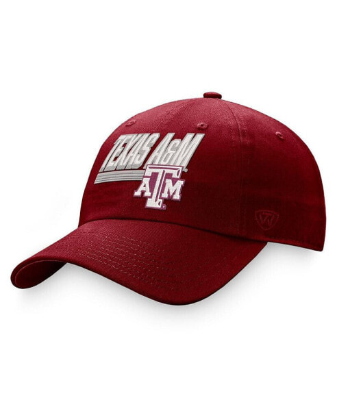 Men's Maroon Texas A&M Aggies Slice Adjustable Hat