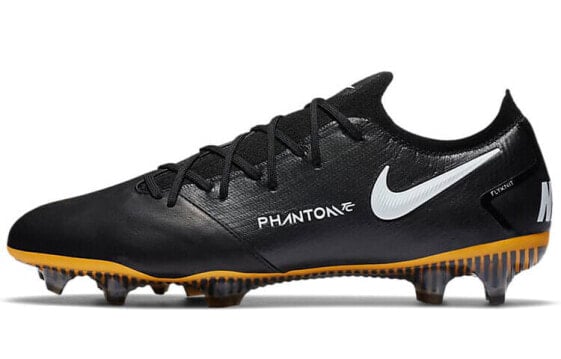 Футбольные кроссовки Nike Phantom GT Elite Tech Craft FG Черно-бело-желтые
