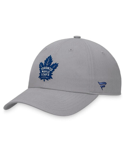 Men's Gray Toronto Maple Leafs Extra Time Adjustable Hat