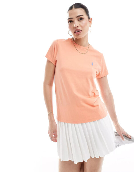 Polo Ralph Lauren t-shirt with logo in orange