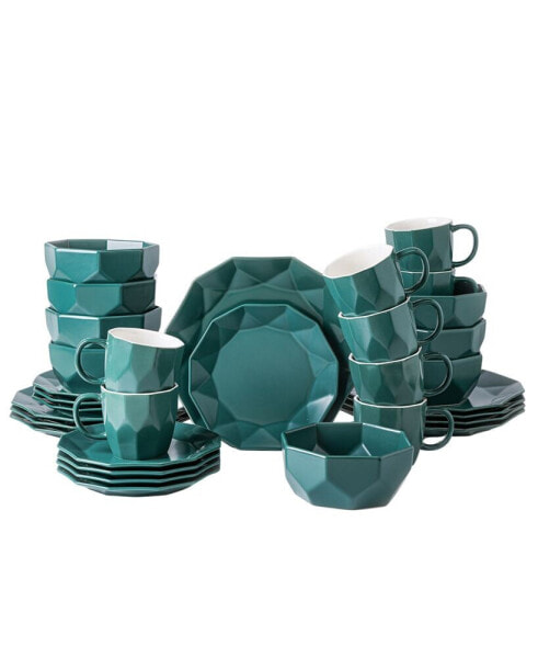 Jamie 32 Piece Dinnerware Set, Service for 8