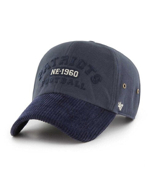 Men's Navy New England Patriots Ridgeway Clean Up Adjustable Hat