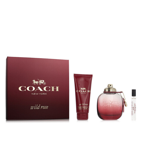 Женский парфюмерный набор Coach Wild Rose EDP 3 Предметы