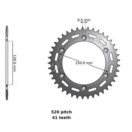 SUNSTAR Steel Honda rear sprocket