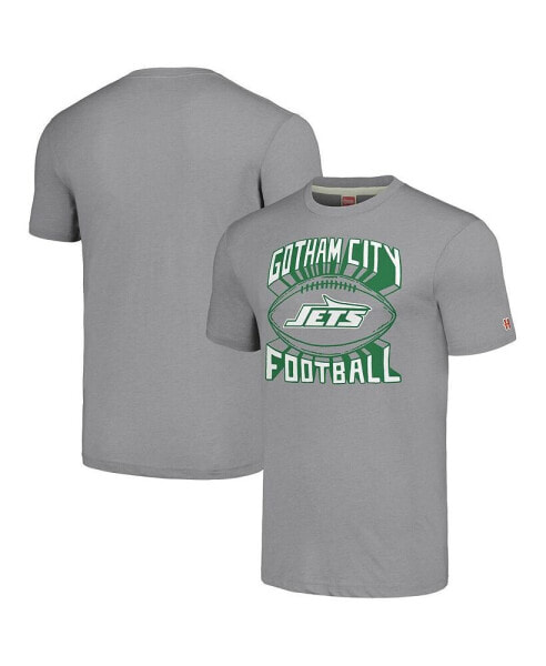 Футболка Homage для мужчин Gray New York Jets Hyper Local Tri-Blend