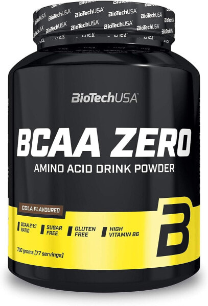 BioTechUSA BCAA Zero Sugar-Free Amino Acids Powder with Leucine, Isoleucine and Valine in a Ratio 2:1:1, 700 g, Cola