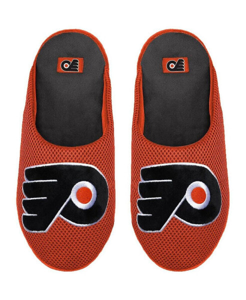 Men's Philadelphia Flyers Big Logo Colorblock Mesh Slippers