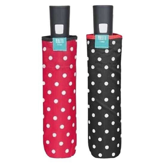 PERLETTI 54/8 Automatic 3 Sect With Polka Dots Umbrella