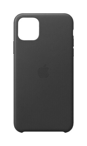 Apple iPhone 11 Pro Max Leather Case - Black - Cover - Apple - Apple iPhone 11 Pro Max - 16.5 cm (6.5") - Black