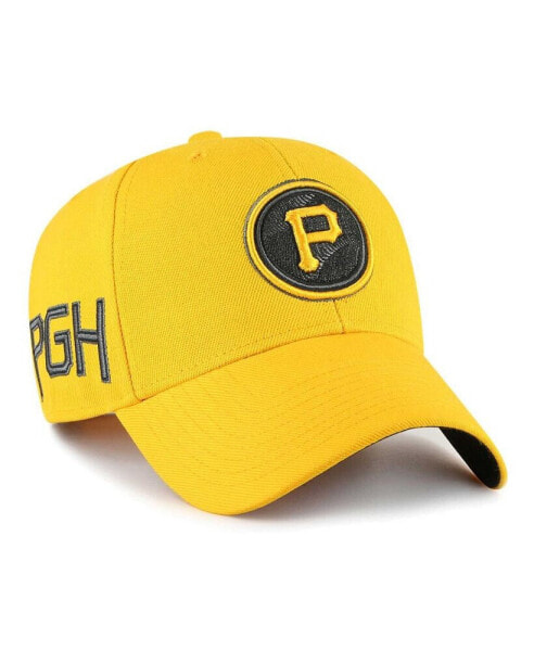 Men's Gold Pittsburgh Pirates 2023 City Connect MVP Adjustable Hat