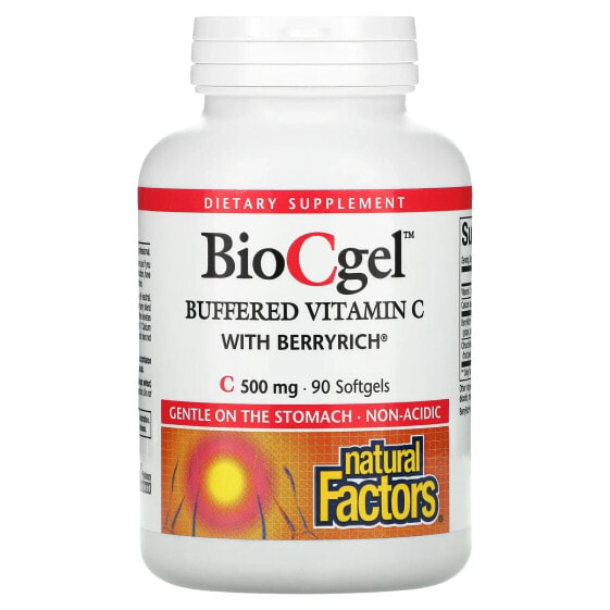 BioCgel™, Buffered Vitamin C with BerryRich®, 500 mg, 90 Softgels