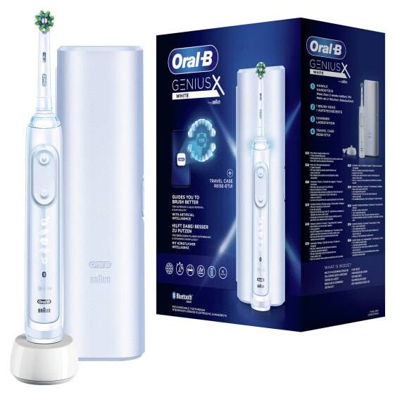 Oral-B Genius X 80354130 - Adult - Oscillating toothbrush - Tongue care - Intense - Daily care - Gum care - Sensitive - Whitening - White - 2 min - Germany